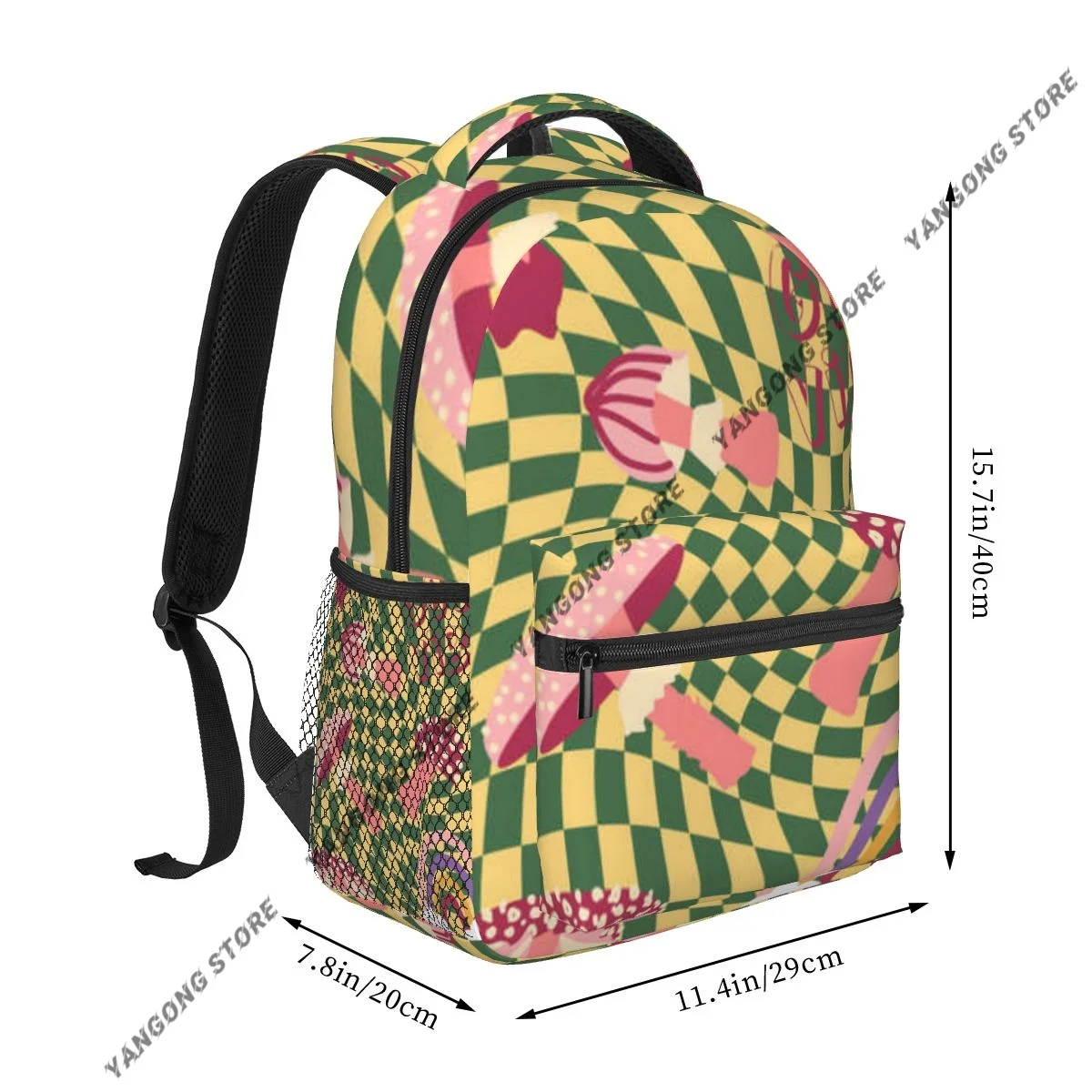 Magic Psychedelic Drug Mushrooms Backpack For Teenagers Boys Student School Bags Unisex Laptop backpack Travel Shoulder Bag