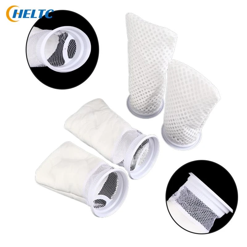 Anti Overflow Aquarium Filter Bag Honeycomb Type Washable Reusable Mesh Foam Carpet Sock Bag For Fish Marine Filtration System