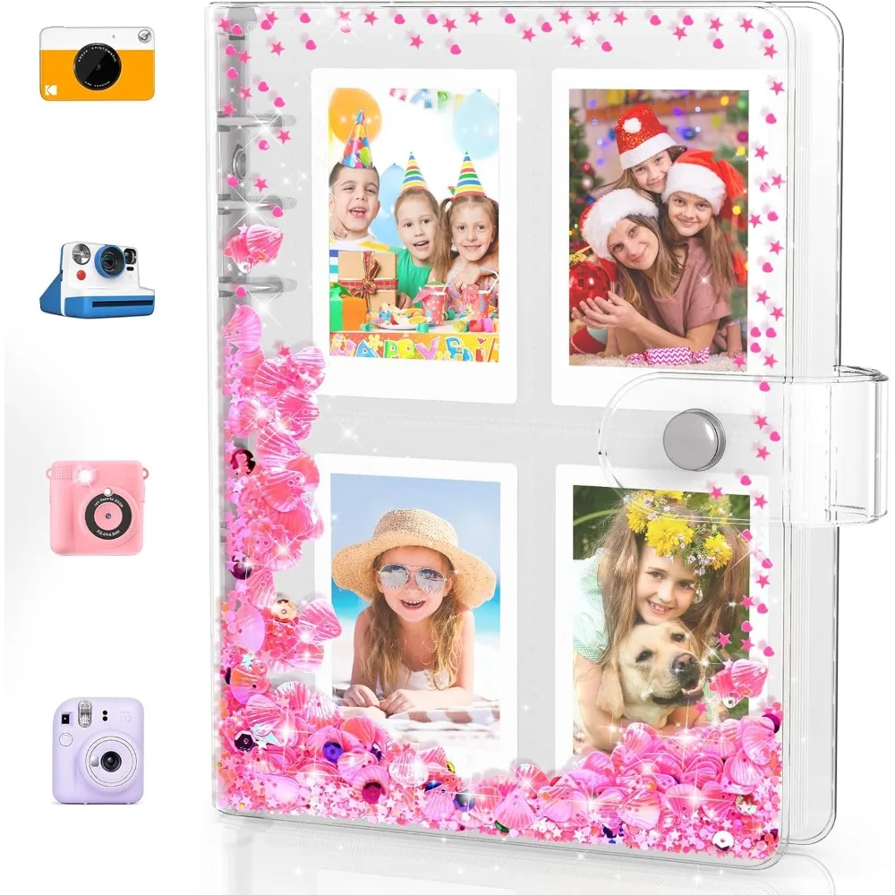 

Kids Photo Album , Photo Album, Applicable to 11 12 40 Kodak Mini Photo, Gift