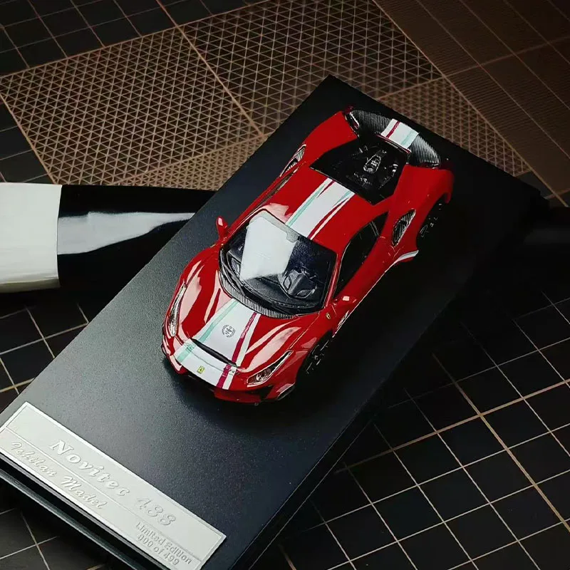 Stance Hunters 1:64 Ferrari 488 Pista Diecast Supercar Model