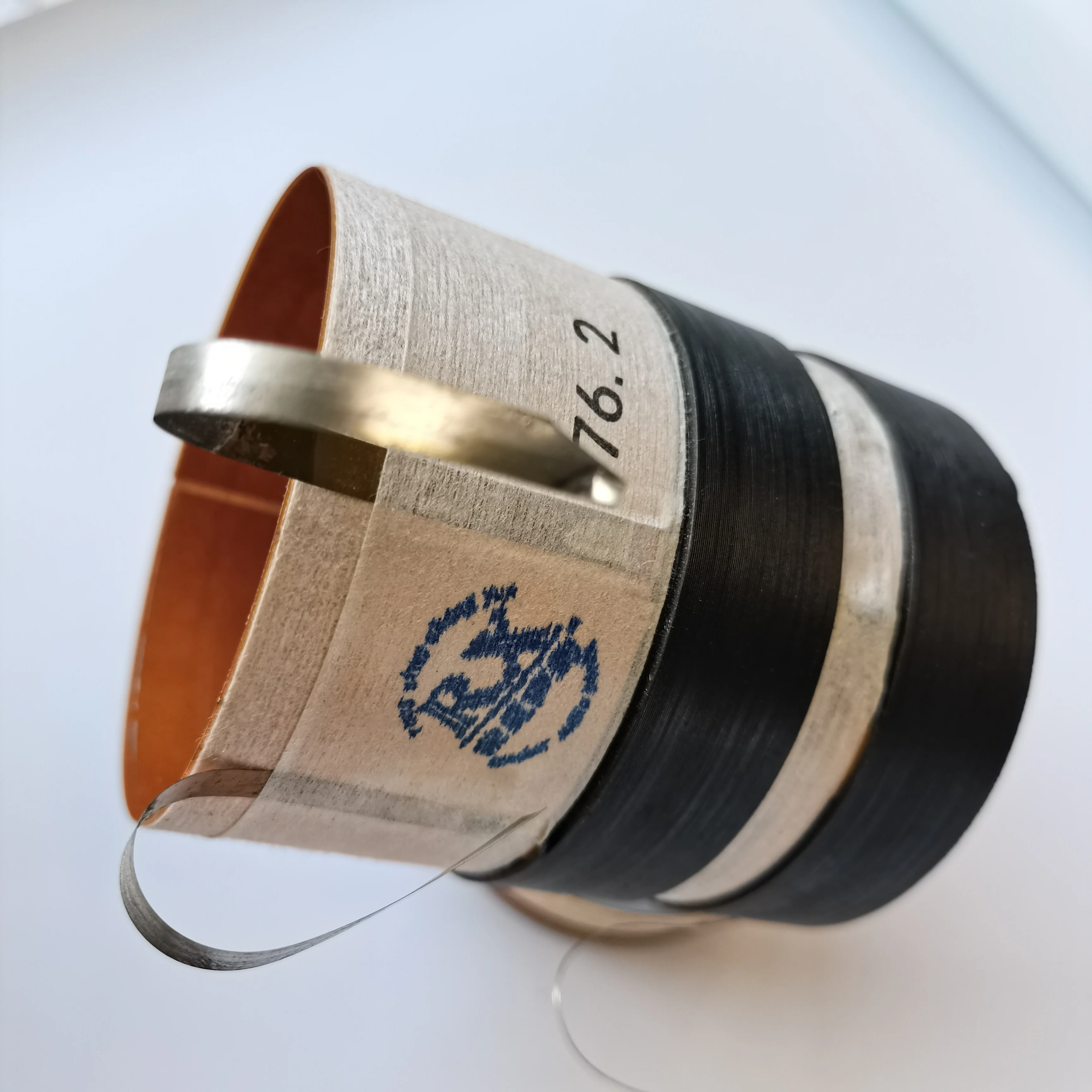 

1 piece 76.2mm frame glass fiber pure aluminium flat wire double woofer bass loudspeaker speaker voice coil for JBL2265H