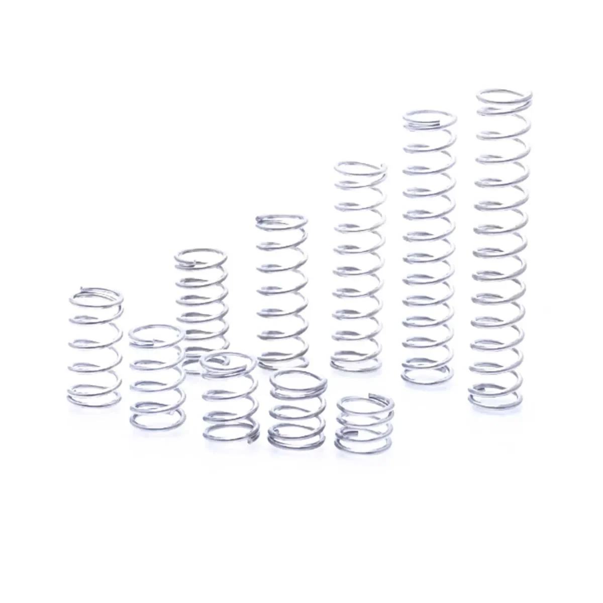 304 Stainless Steel Compression Spring Wire Diameter 0.5 Outer Diameter 3/4/5/6/7/8/9 Size Pressure Spring