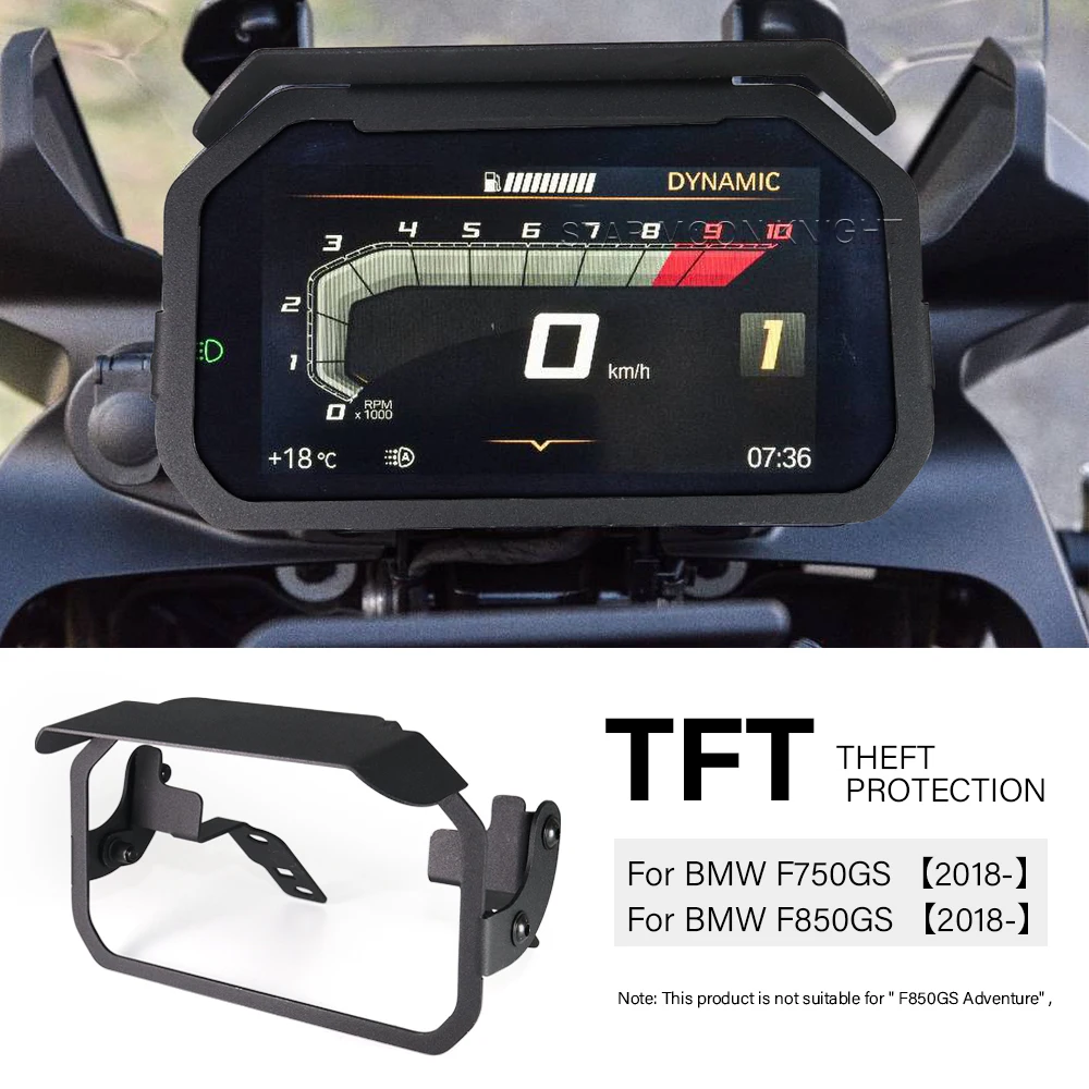 

GS 850 TFT Theft Protection For BMW F750GS F850GS F850 F 750 85 GS 2018- 2022 Meter Frame Cover Screen Anti Theft Brace Sunshade