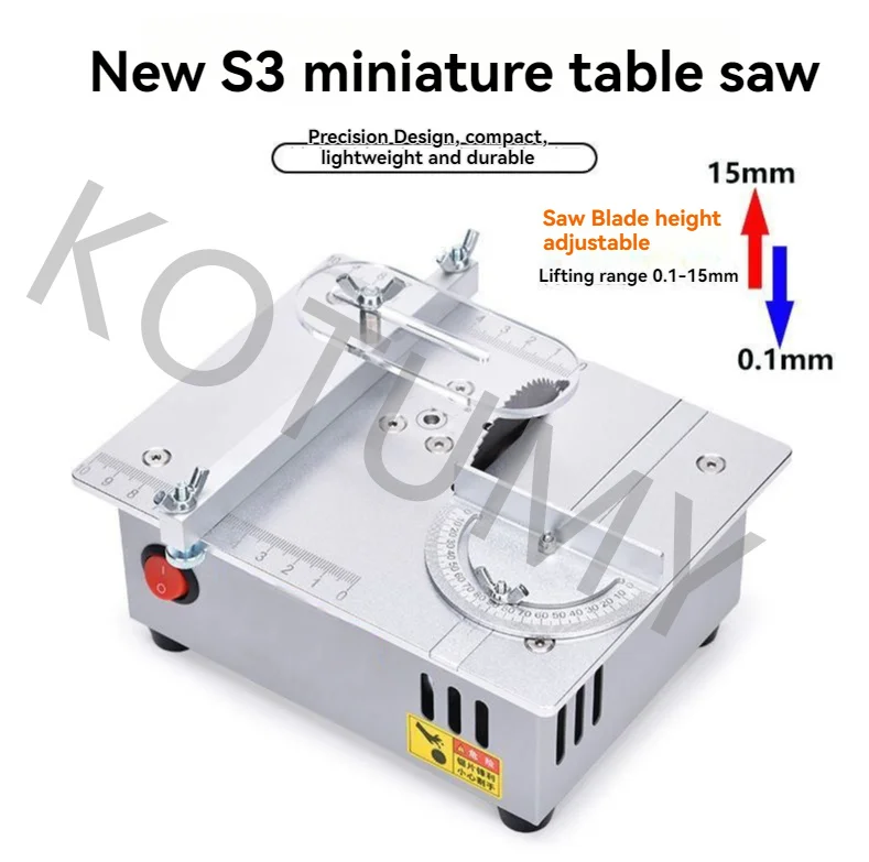 Small Mini Electric Saw Handmade Desktop Cutting Machine DIY Household Miniature Woodworking Table 2-inch