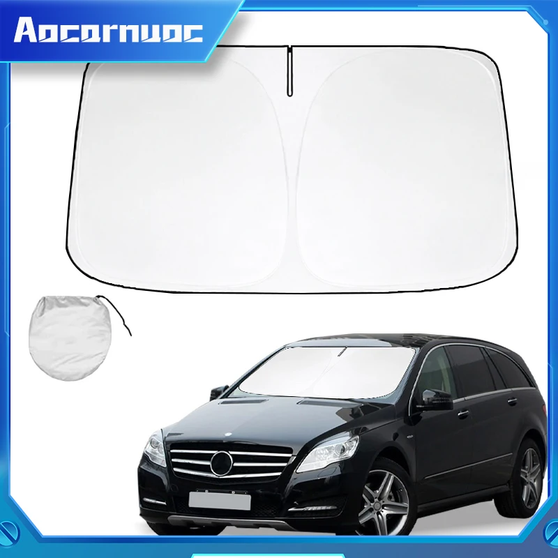 Car Window Sunshade Cover Sun Shade Windshield Visor Protector Windscreen For Mercedes Benz R Class W251 R300 R320 2005-2014