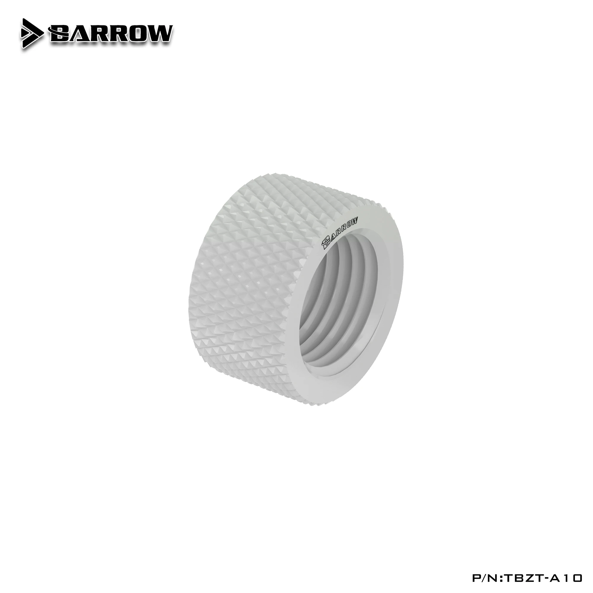 Carrinho de mão g1/4 "duplo conector de rosca interna em linha reta sobre acessórios, preto/prata brilhante/branco, TBZT-A10