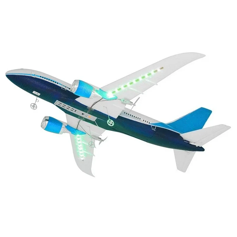 Three-channel civil aviation passenger aircraft, three-channel remote control aircraft, fixed-wing foam glider, model aircraft