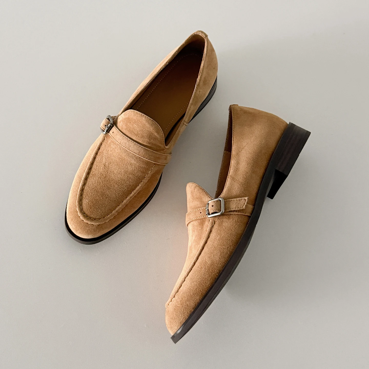 2026 Ins Fashion Suede Leather - Loafer Flat Women recension och pris
