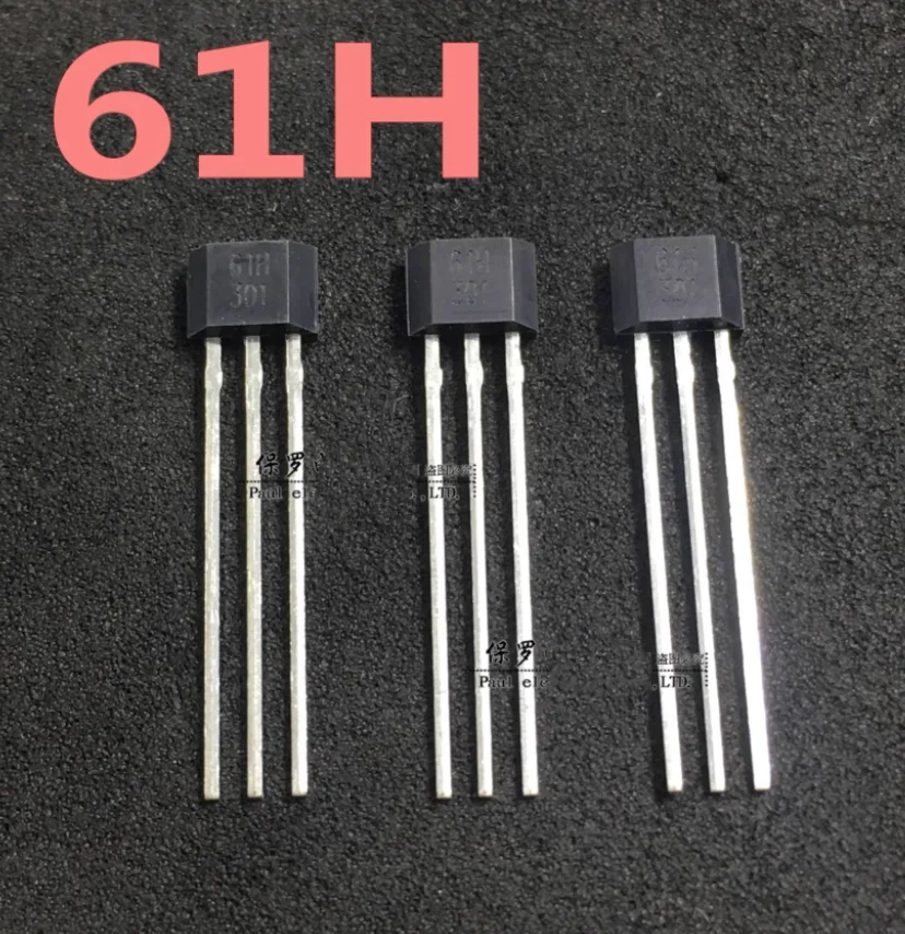 

10pcs 61H bipolar latch type Hall element TO-92S two-wheel electric vehicle motor Hall sensor 61H Hall Component