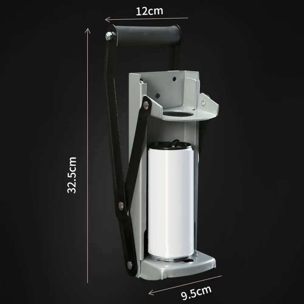 16OZ 500ML Can Press Bottle Crusher Wall Mounted Recycling  Soda Beer Cans Bottles Pressing And Lid Removal Kitchen Gadgets