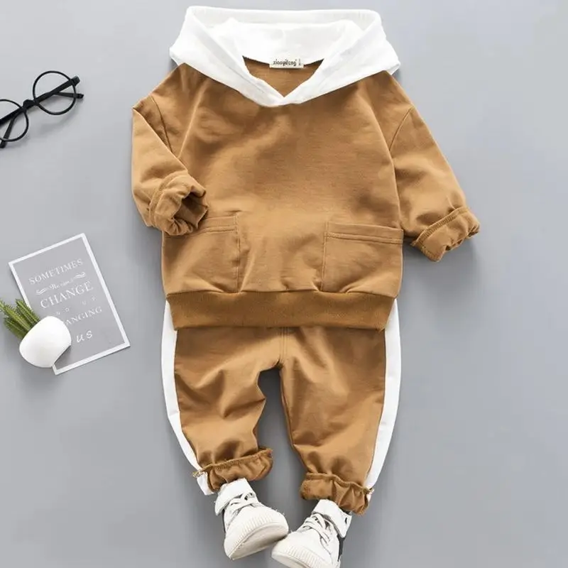 LZH Newborn Baby Clothing Boys Clothes Sets Long Sleeve Sweatshirt Hoodie+Pant 2Pcs  Spring Autumn Costume Outfit Infant Suit