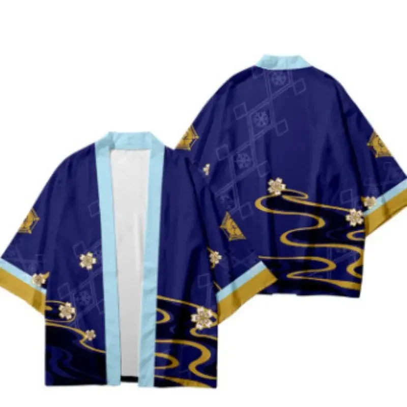 

Genshin Impact Hutao японское кимоно хаори косплей аниме женские мужские модные летние кимоно рубашки уличная одежда