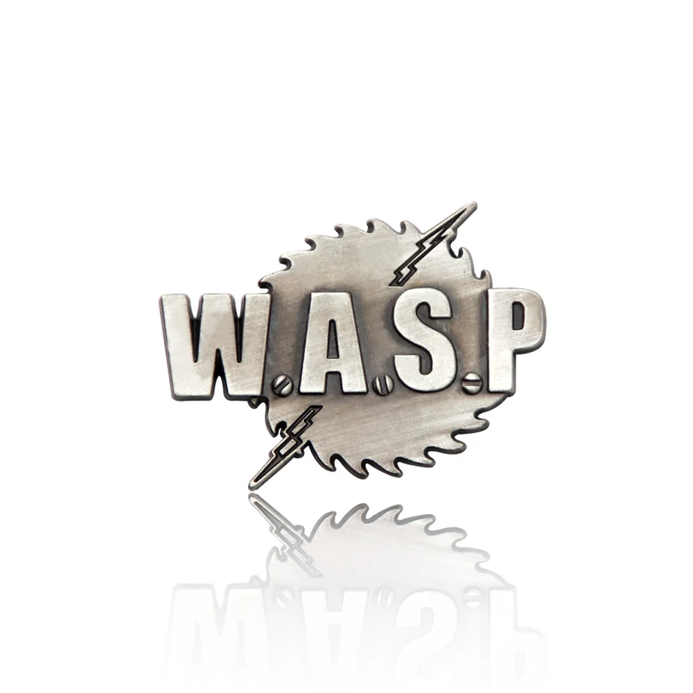 Eddie Munson WASP Pins Broche de insignia de metal vintage para mujeres y hombres Pin de solapa joyería