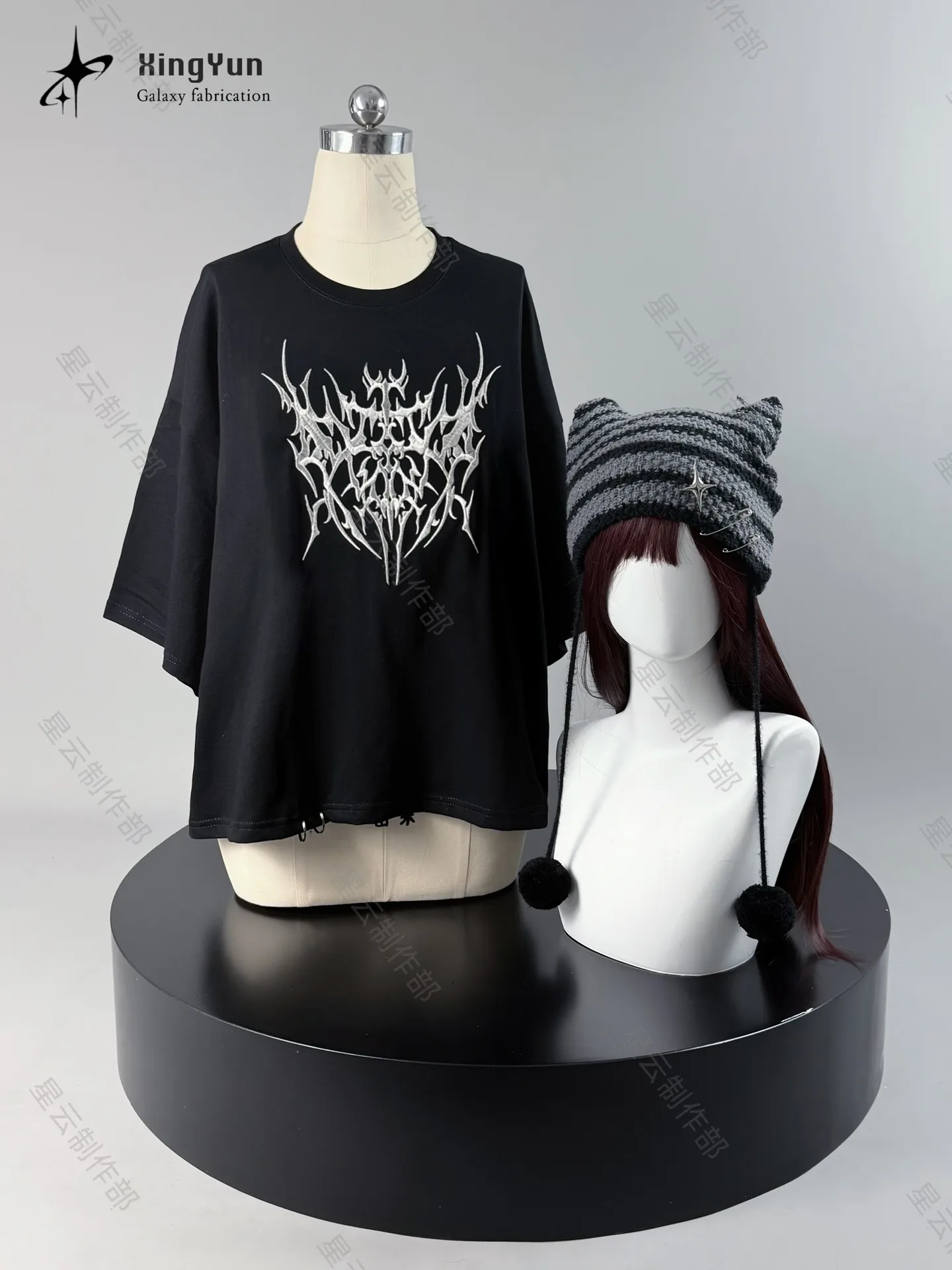 

В наличии Футболка FF14 Final Fantasy XIV Футболка Косплей Костюм Шляпа