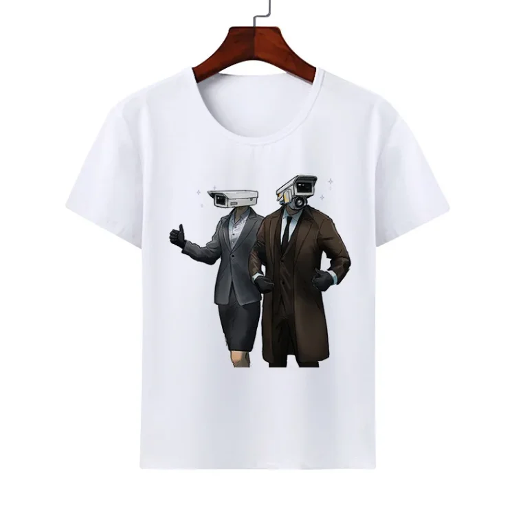 Camisetas de inodoro Skibidi para niños, divertidas camisetas de Cosplay con estampado de personaje de Anime, camisetas gráficas de Titan Speakerman, hombres jóvenes