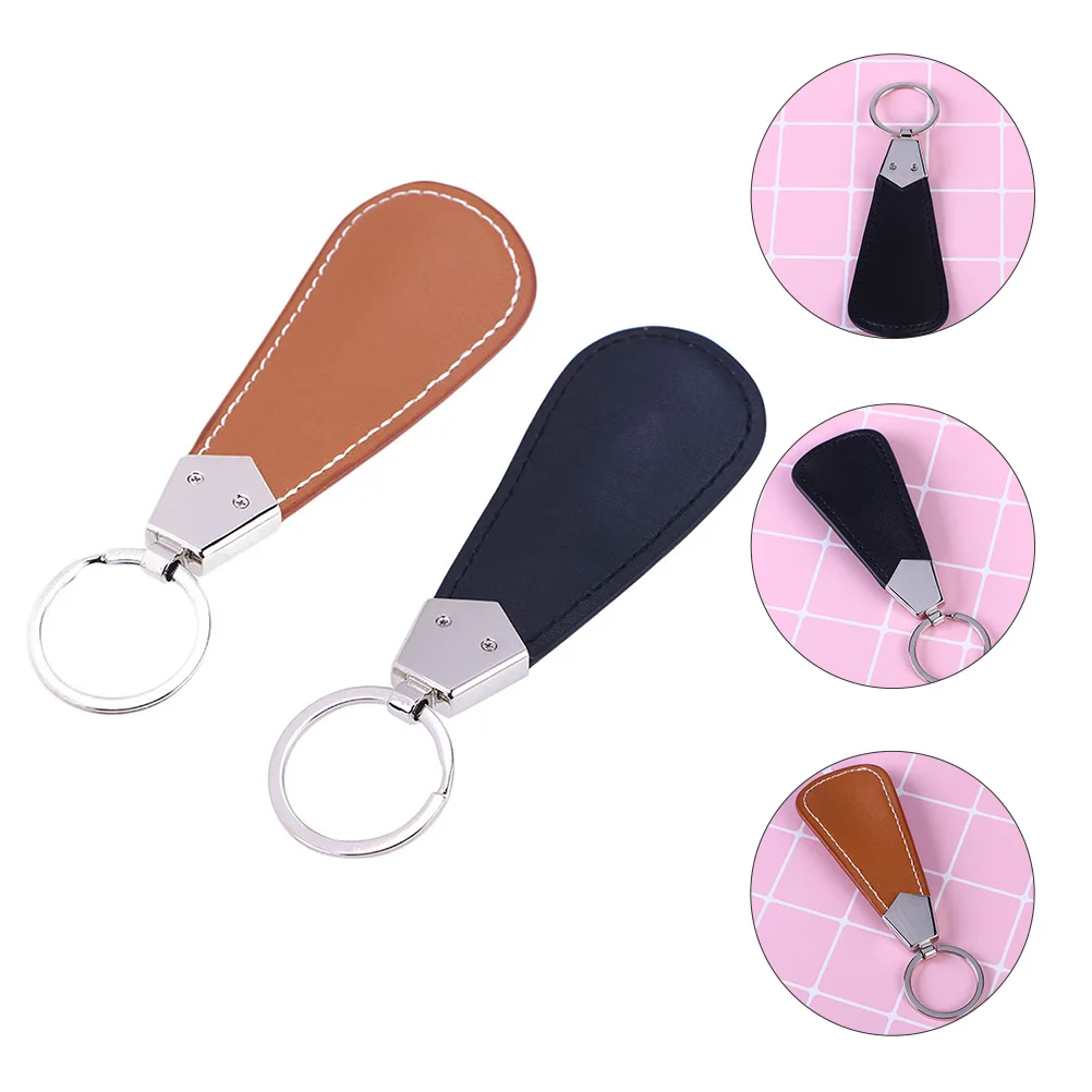 

2Pcs Portable Shoe Horns High-Quality Stainless Steel Travel Accessories Small Lightweight Design for Wearing Taking Off