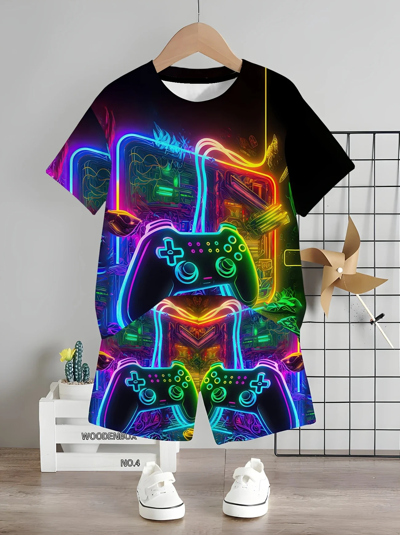 2025 Comfortable Casual Clothing 3D Printed Casual Clothing Set - Short Sleeve T-shirt and Shorts Combination Cool Graphic Style