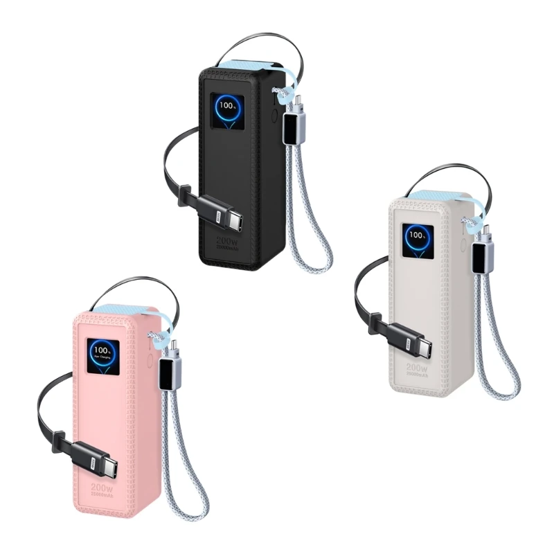 

U55B Protective Silicone Case Wrap For NexodePro 25000mAh 200W Powerbank Shell With Cable Scratch Proof And Long Last