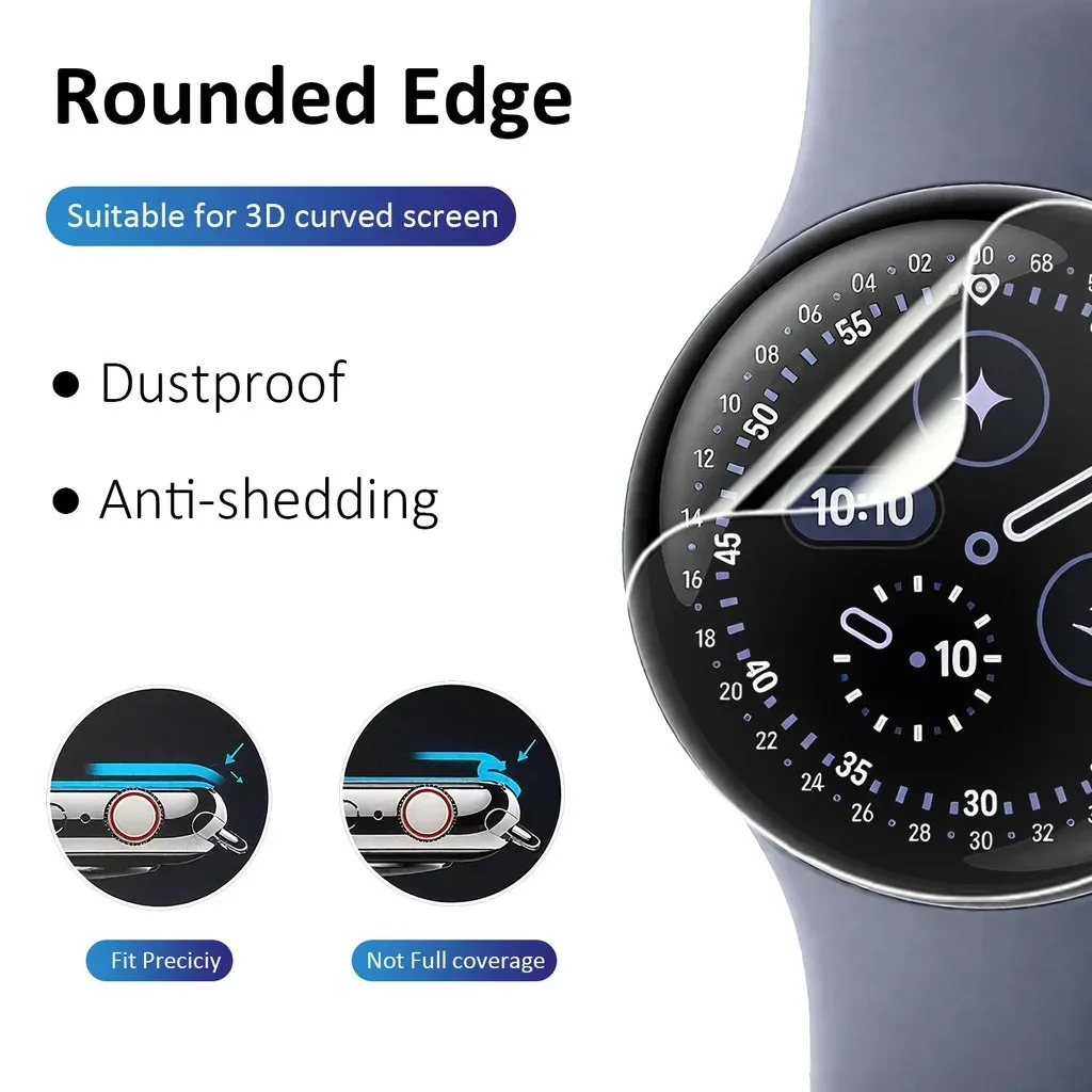 3-5PCS Hydrogel Film Universal Round Watch Screen Protector Film 18-50mm 29mm 30mm 31mm 32mm 33mm 34mm 35mm 36mm 37mm 38mm 39mm image 3
