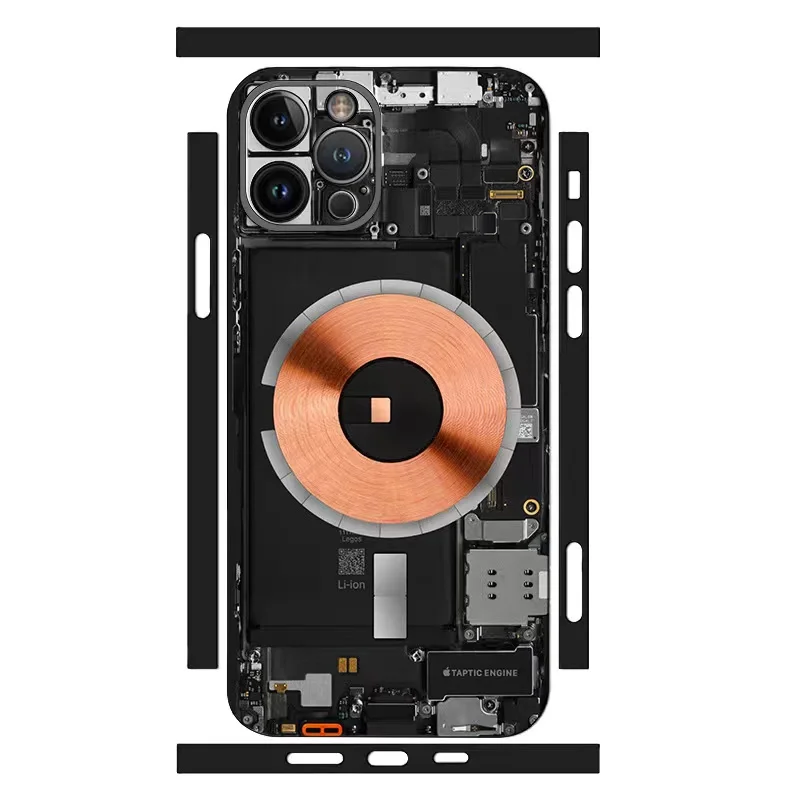 For iphone17 16 15 14 13 12 Teardown Decal Skin Back Screen Protector Film Cover For iphone 14 pro  Wrap Case Matte Sticker