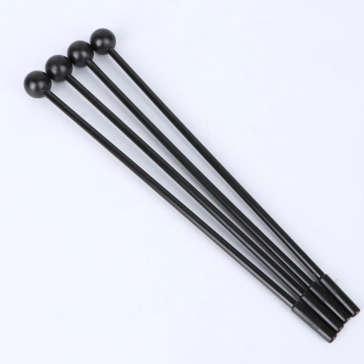 10pcs Drum Sticks Black Plastic Drum Hammer Teaching Aids Handheld Music Tool Instrument Accessory