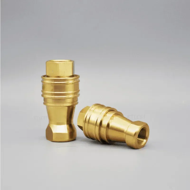 Double Self Sealing Open Close High Pressure High Temperature Connector Hydraulic Quick Connector