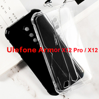 Transparent Case For Ulefone Armor X12 Pro Case Silicon Soft TPU Phone Shell For Funda Ulefone Armor X12 X12Pro Back Cover 5.45\