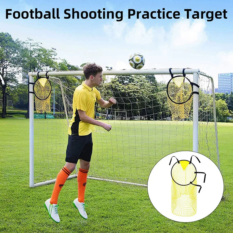 Soccer Target Net Foldable Soccer Ball Practice Shot Net Outdoor Football Training Equipment For Free Kick Shooting Accuracy