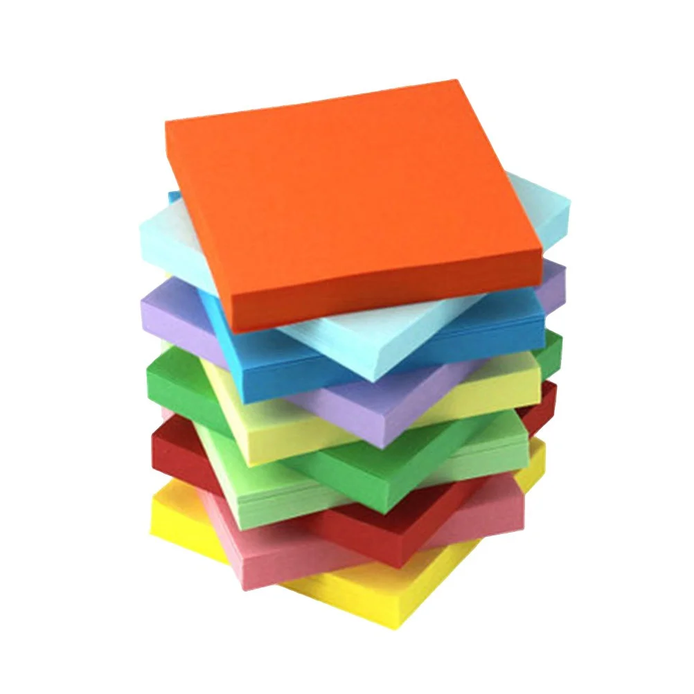 5200 Stück 5 x 5 cm bunte Faltpapier-Abziehbilder für Kinder, Kindergarten, Handarbeit, DIY-Spiel, umweltfreundliches Briefpapier