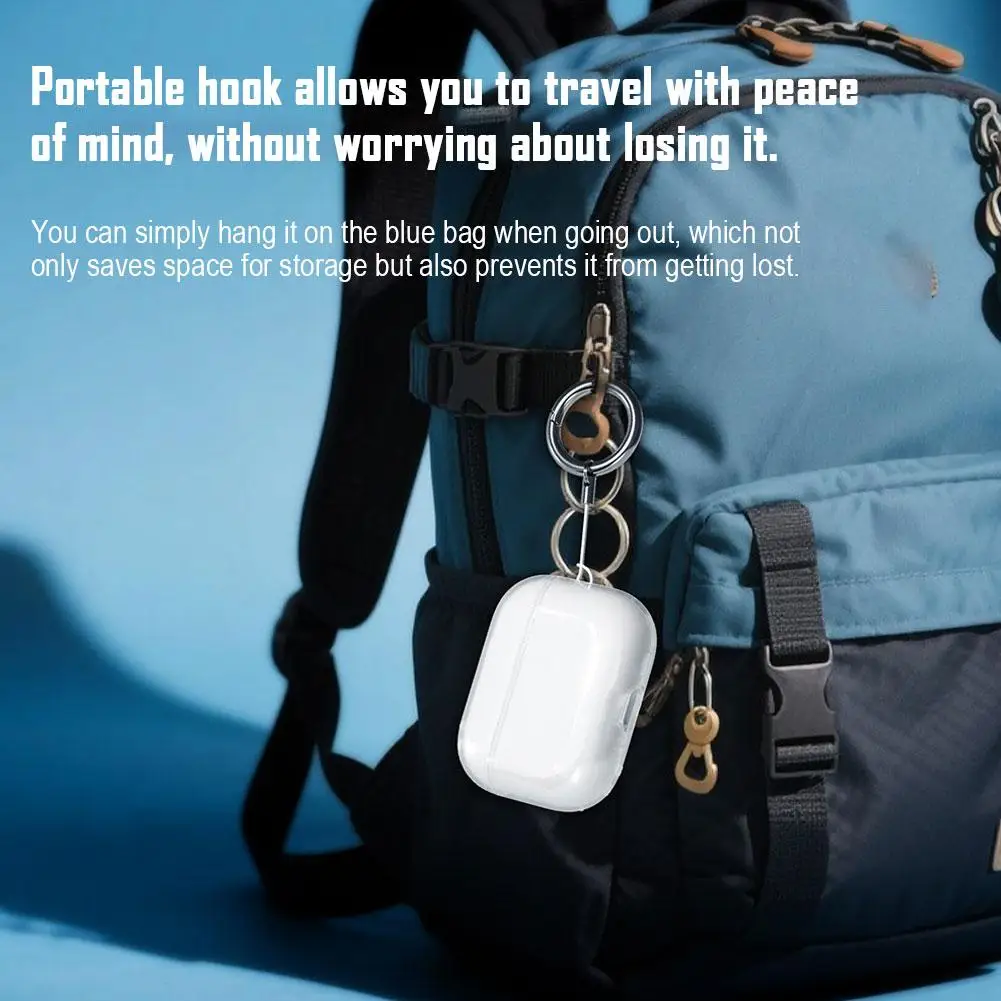 ل Airpods Pro 3 حافظة عالية شفافة غطاء من البولي يوريثان الحراري ل Airpods Pro3 2025 حزام شل واضح سماعة لاسلكية تعمل بالبلوتوث سماعة الملحقات