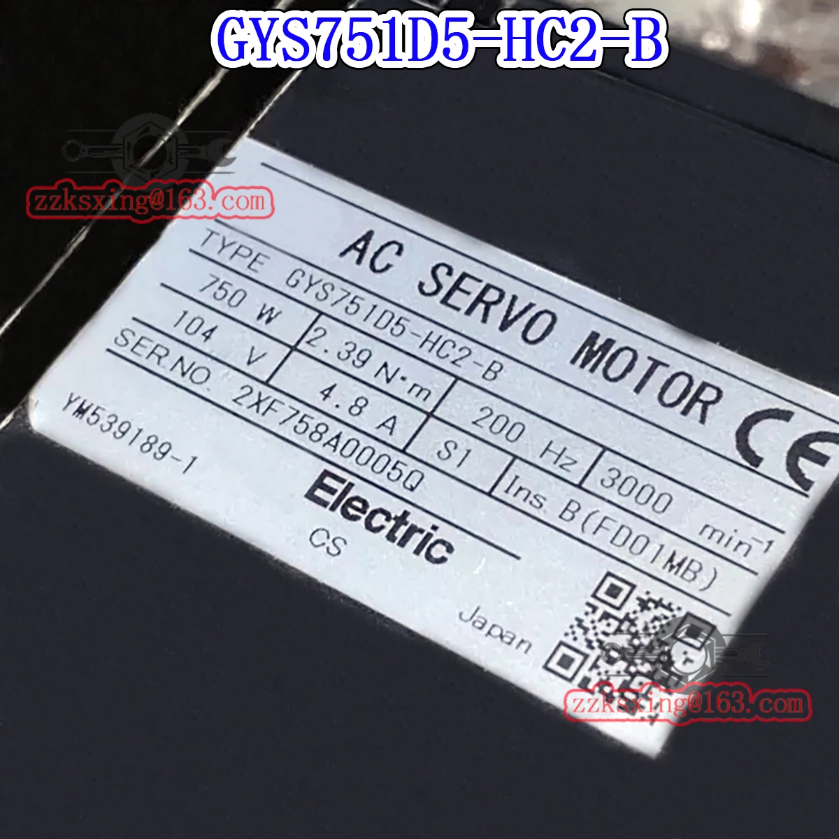 

100% новый серводвигатель переменного тока GYS751D5-HC2-B, оригинал в коробке, быстрая доставка