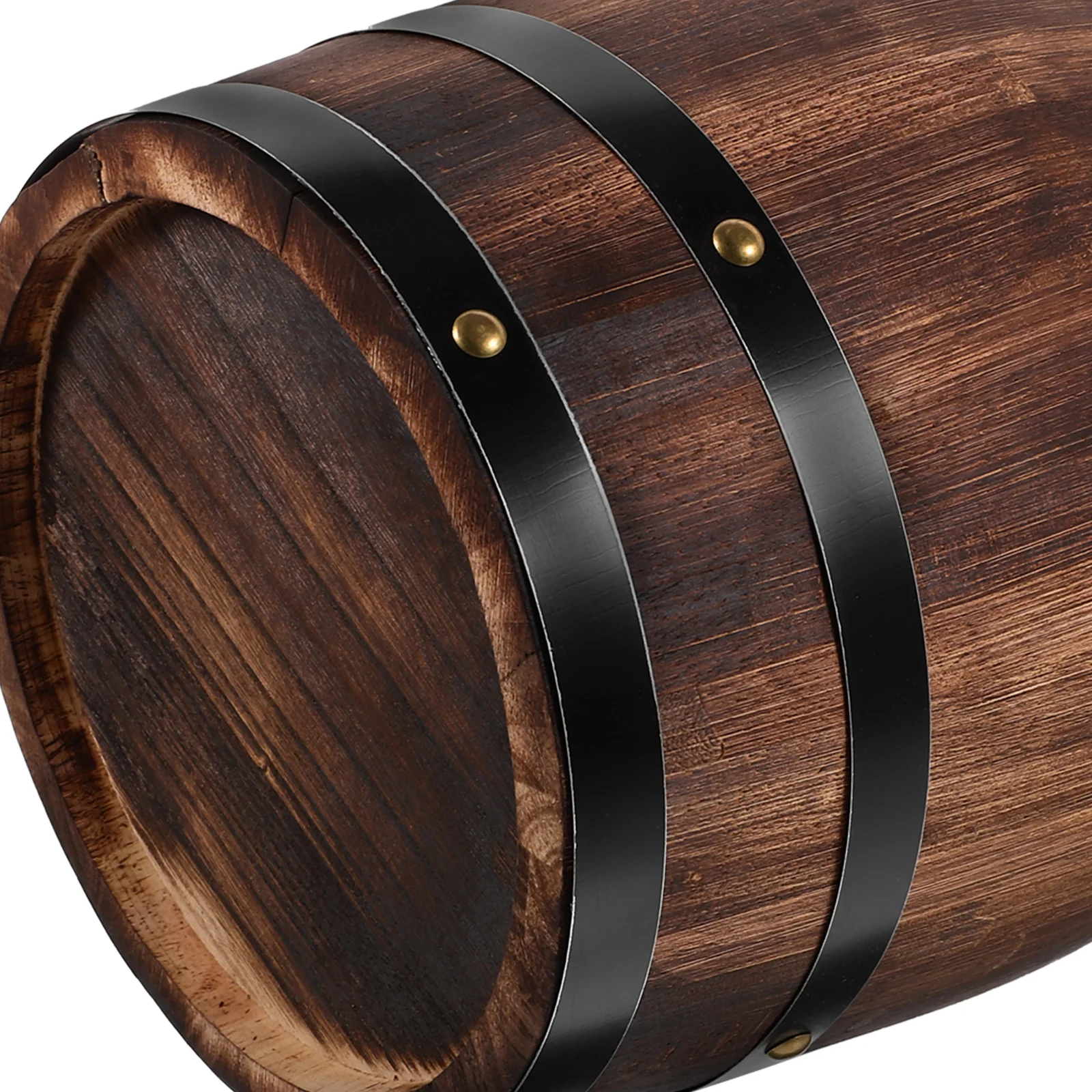 

Oak Prop 27cm High Random Pattern Whiskey Barrel Barrel Photo Prop Bar Decor Mini Model Home Accessories