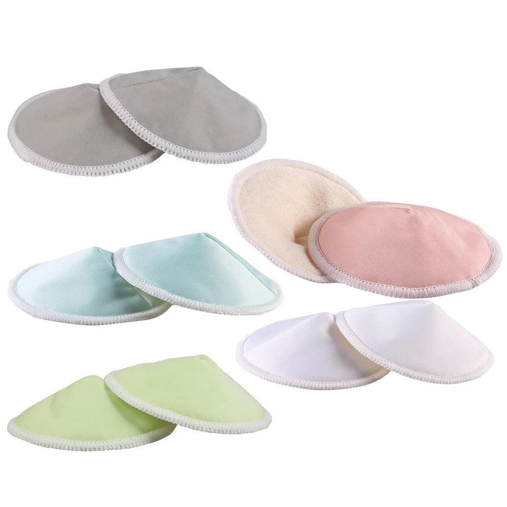 

10Pcs Anti-Leak Nursing Pads 3 Layers Bowl Design Washable Breathable Reusable Breastfeeding Protection for Pregnant Women New