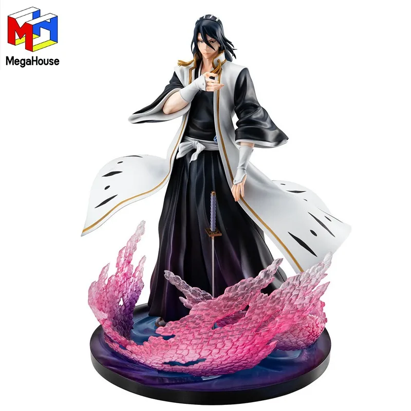 In Stock MegaHouse G.E.M. Series BLEACH Byakuya Kuchiki Thousand Year Blood War Anime Figure Action Model Collectible Toys Gift