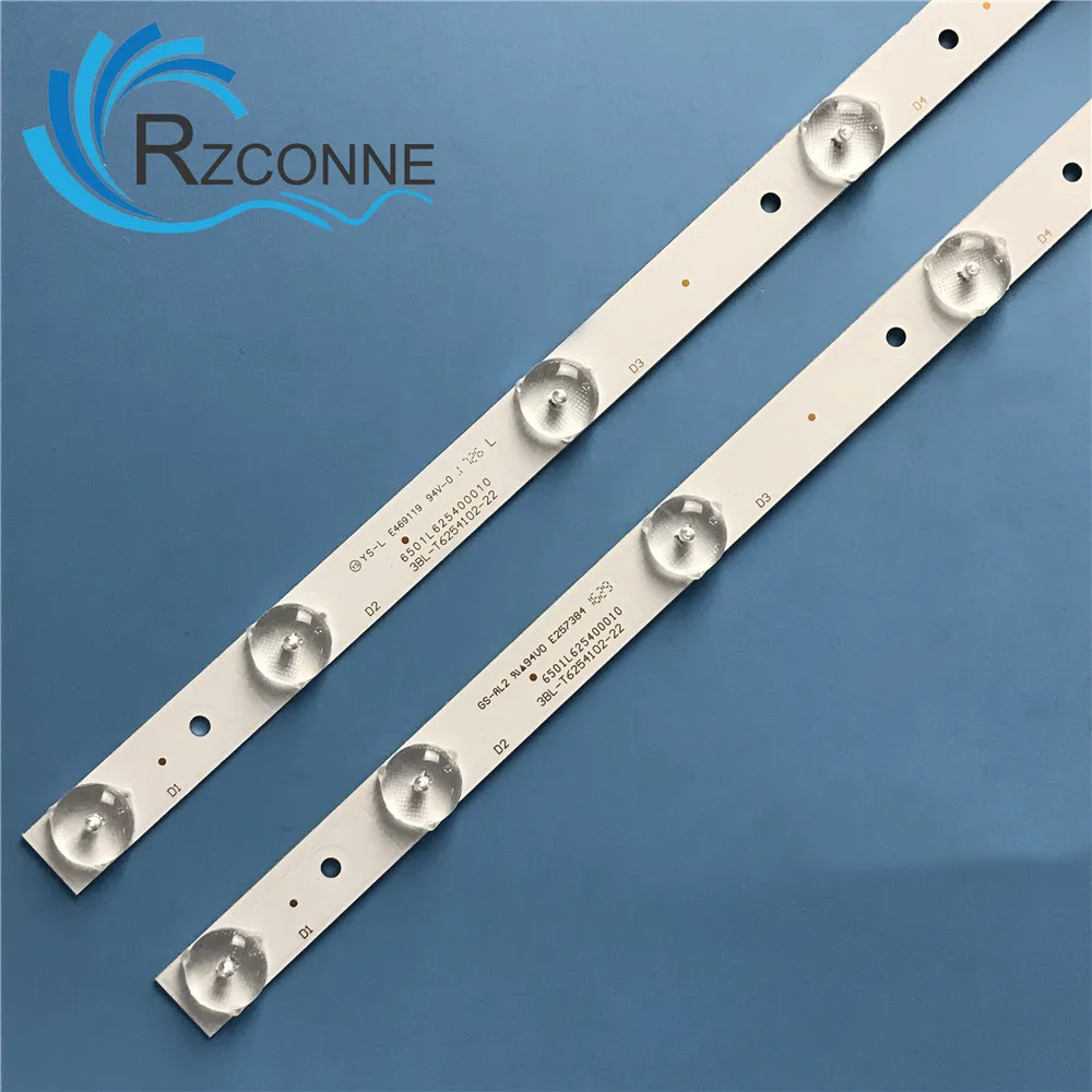 LED Backlight Strip 10 หลอดไฟ สําหรับ 32"TV JVC LT-32C365 6501L 625400010   3BL-T 6254102 -22 HK315LEDM-0HMYH SQ3204 LT-32C360