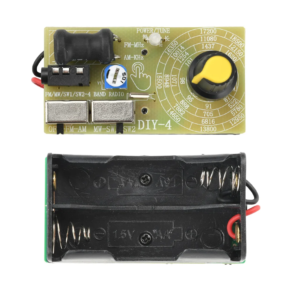 Módulo receptor transmisor estéreo de onda media de Radio para auriculares multibanda FM/MW/SW Módulo de Radio de modulación de frecuencia de 87-108MHz