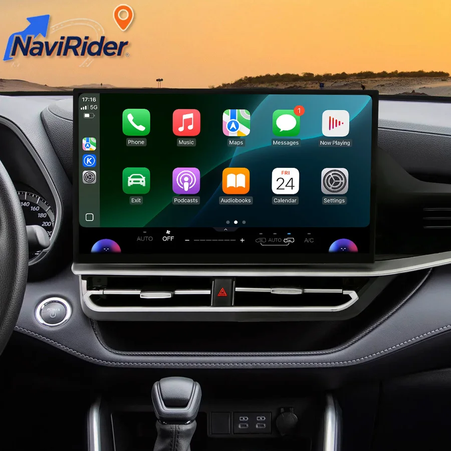 

15.8" Screen Android Multimedia Player For Toyota Highlander Crown Kulger 2022-2025 Stereo Car GPS Navigation Carplay Head Unit
