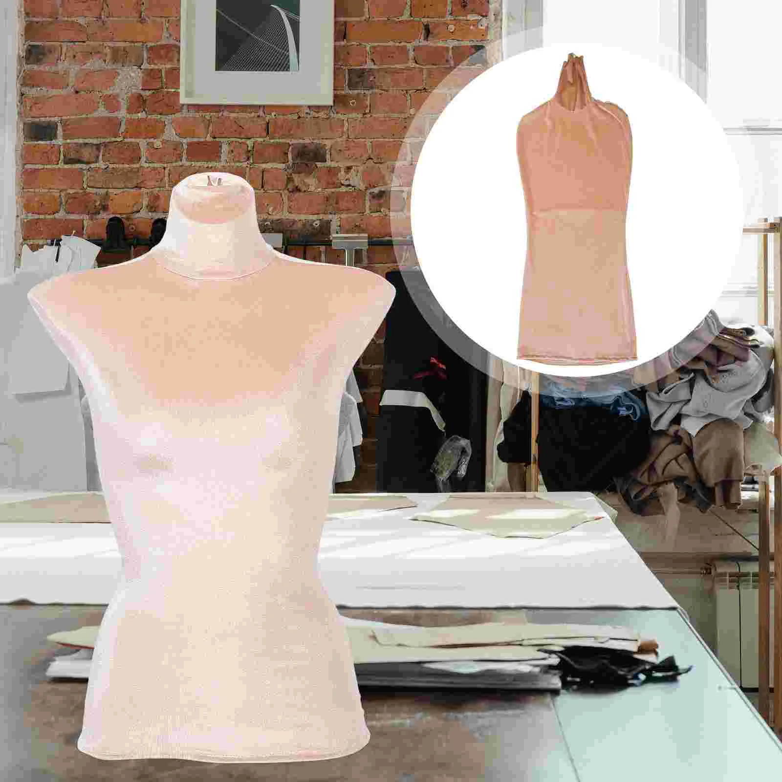 

2Pcs Velvet Female Mannequin Cloth Cover Upper Body Mannequins Decorative Fabric Cover Model Props Crafts Sewing Mannequin