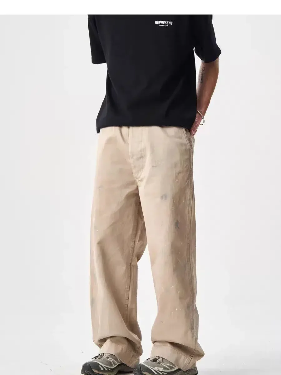 BOWWOW M41 CHINO TROUSERS 24AW Stain Loose Casual Overalls