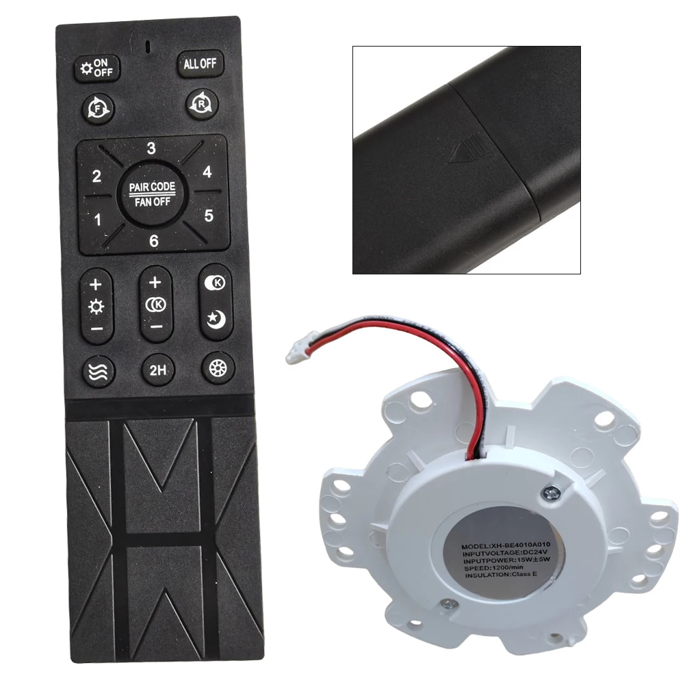 Wireless Bedroom Ceiling Fan Light With Remote Control And 6 Speed DC Motor For Electrical Equipment Tool Accessory In Stock