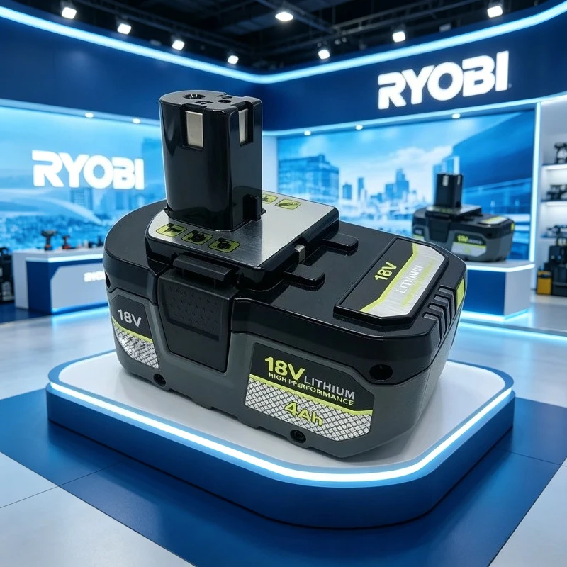

RYOBI 4.0Ah high-performance lithium ion battery 18V low self discharge,suitable for all 18V power tool P104 P105 P107 P108 P109