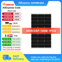 Dokio Brand Solar Panel China 100W Monocrystalline Silicon 18V celulas solares silicio Top quality Solar battery  solar charger