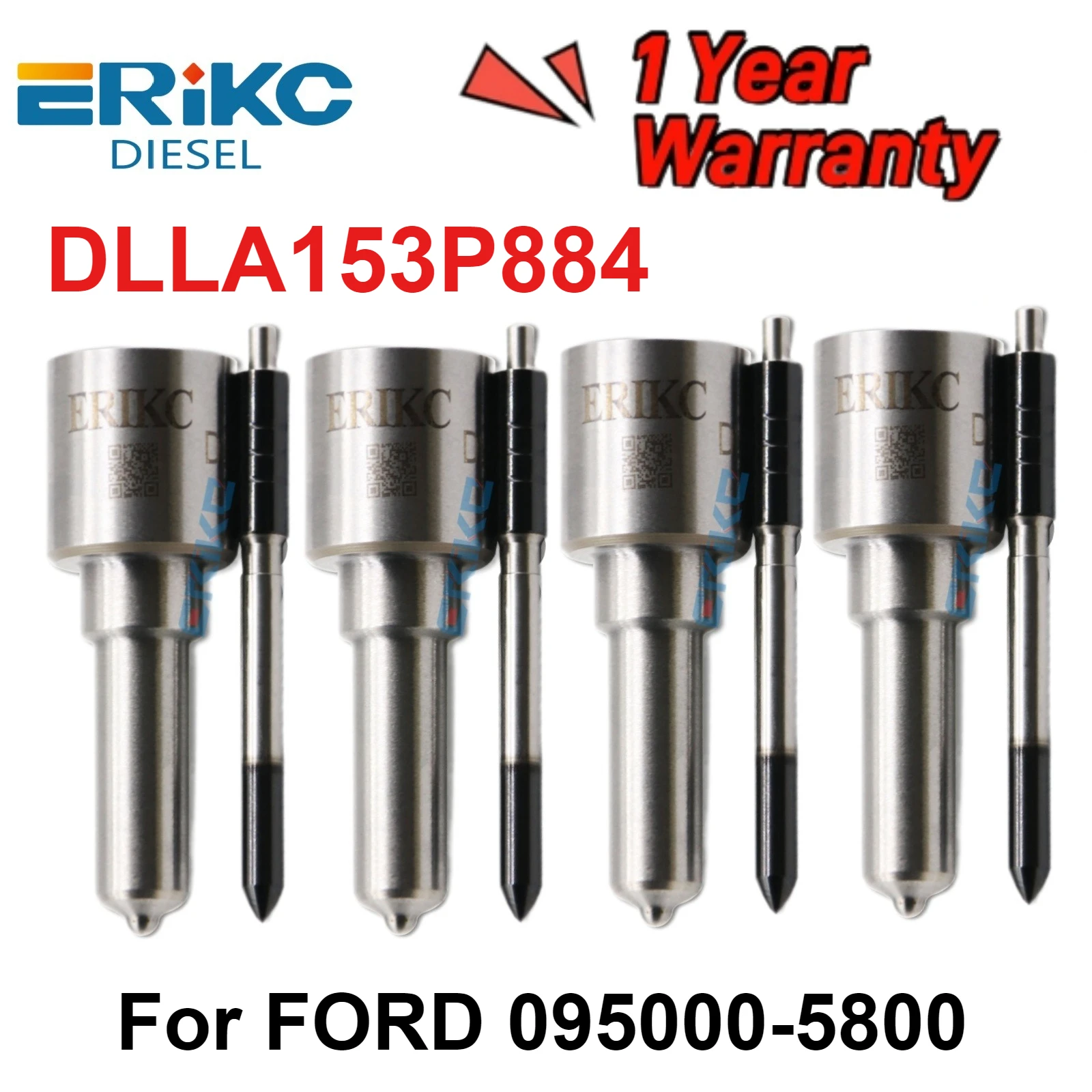 

4 шт. DLLA153P884 форсунка Common Rail DLLA 153P884 распылитель топлива DLLA 153 P 884 для FORD 095000-5800 0950005801