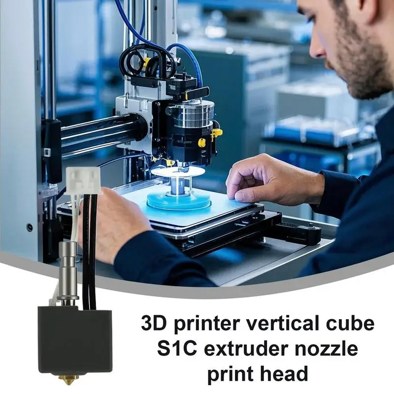 Boquilla de impresora 3D de 0,4mm, boquilla de máquina de impresión de alta compatibilidad, piezas de repuesto, pieza de máquina de impresión, extrusora de alta velocidad
