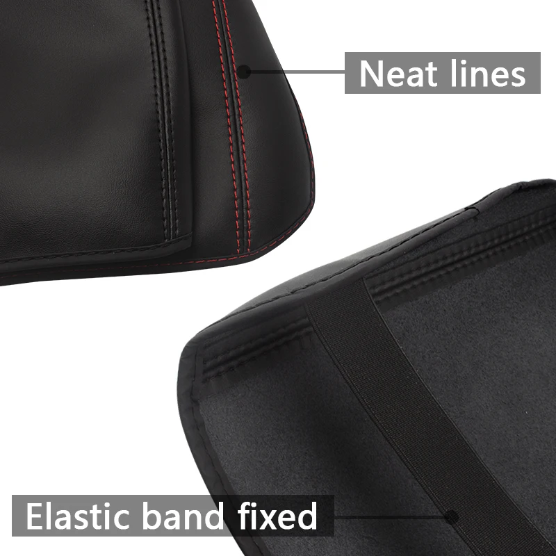 Car Armrest Box Cover Leather Case For Volkswagen VW Tiguan MK2 2016 2017 2018 2019 2020 2021 2022 2023 Allspace Accessories view 4