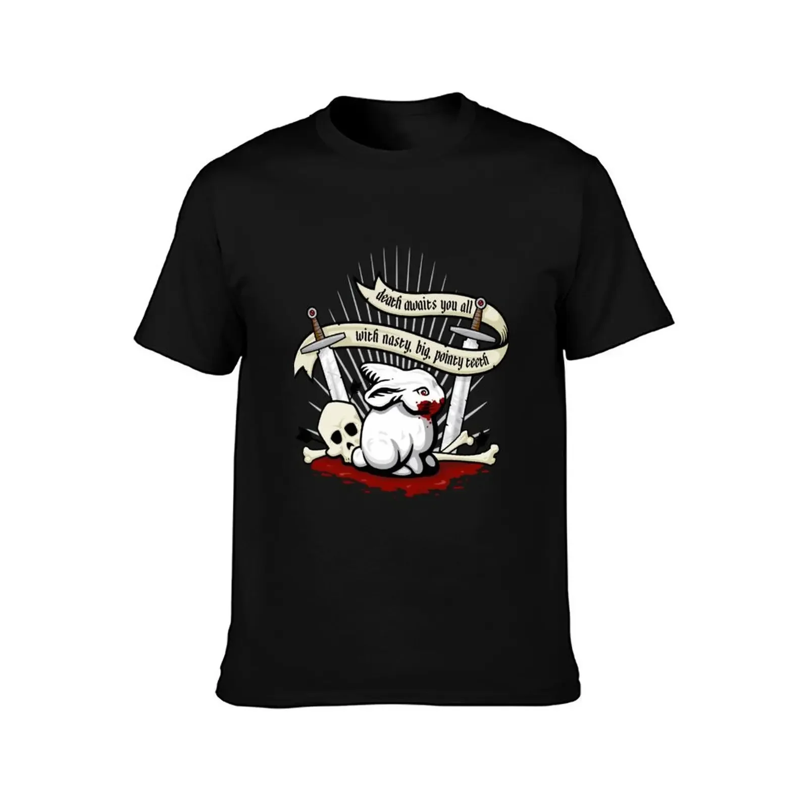 The Rabbit of Caerbannog \t \t T-Shirt quick drying Anime t-shirt vintage clothes cotton t shirt men