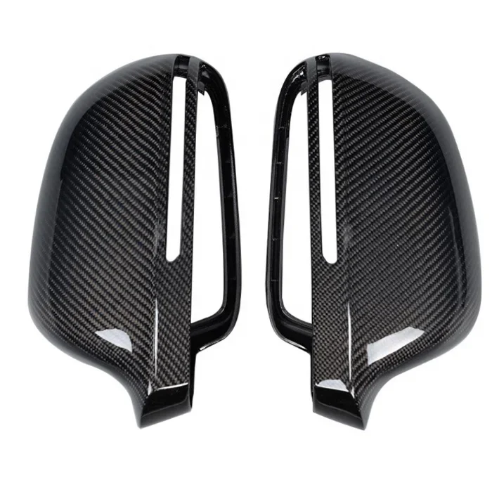 carbon fiber mirror cover for A4/S4/A5/S5 B8 with Side Assist Hole replacement style Universal Edition 2008-2011