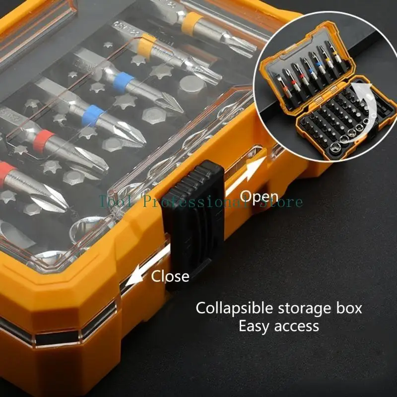 57QF مفك البراغي الأساسي TORX ، شقة ، سداسية ، مجموعة بتات مربعة.