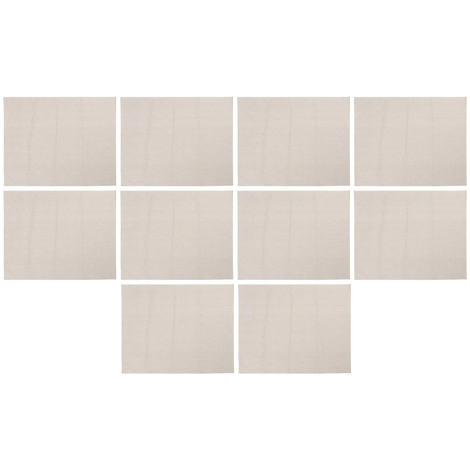 

10 Sheets Waterproof Oil Painting Canvas High Quality Cotton Flax Blank Canvas for DIY Home Party Decoration Professional Artist