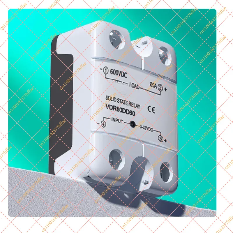 600V DC Solid State Relay 3-32V Input Control 40A 60A 80A High Power DC SSR